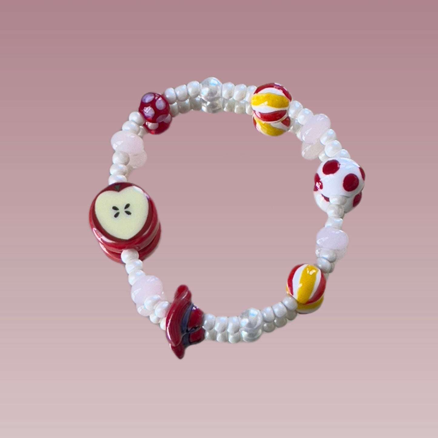 Handmade — Orchard Whimsy Bracelet🍄